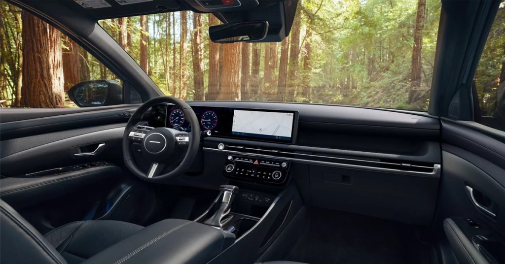 hyundai santa cruz interior