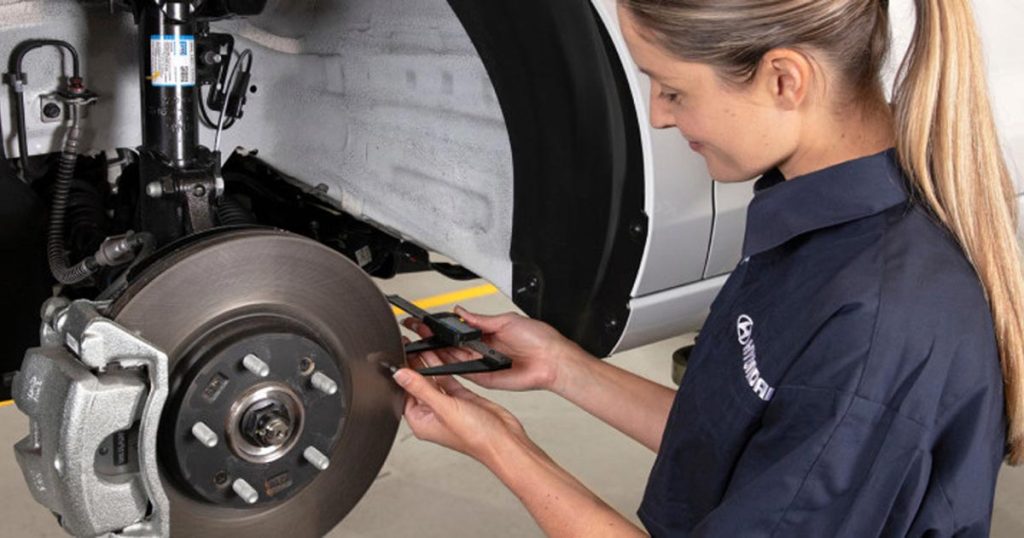 hyundai brake job - brake maintenance