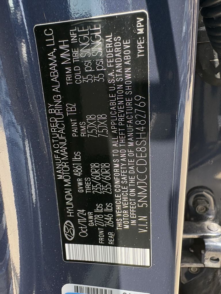 2025 Hyundai TUCSON SEL Convenience