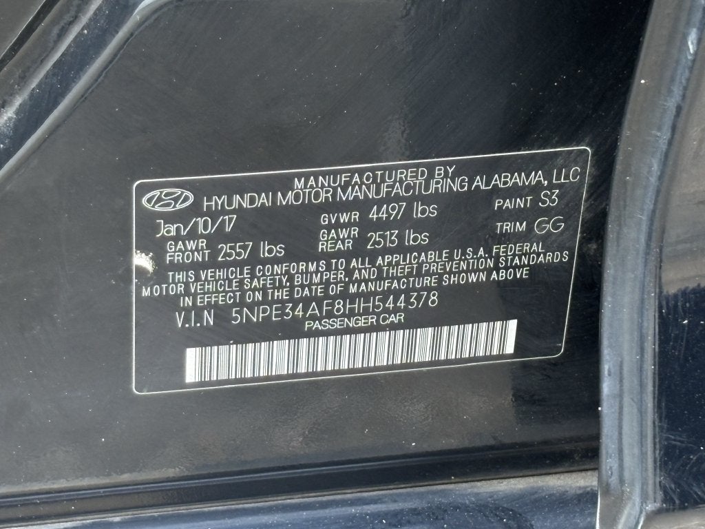 2017 Hyundai SONATA Limited