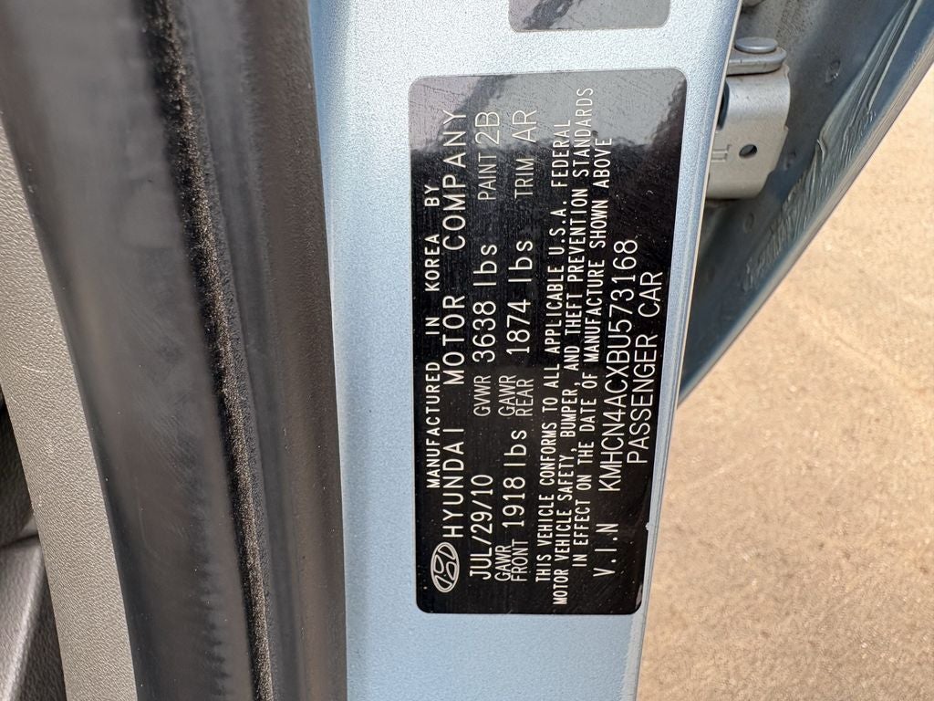 2011 Hyundai ACCENT GLS