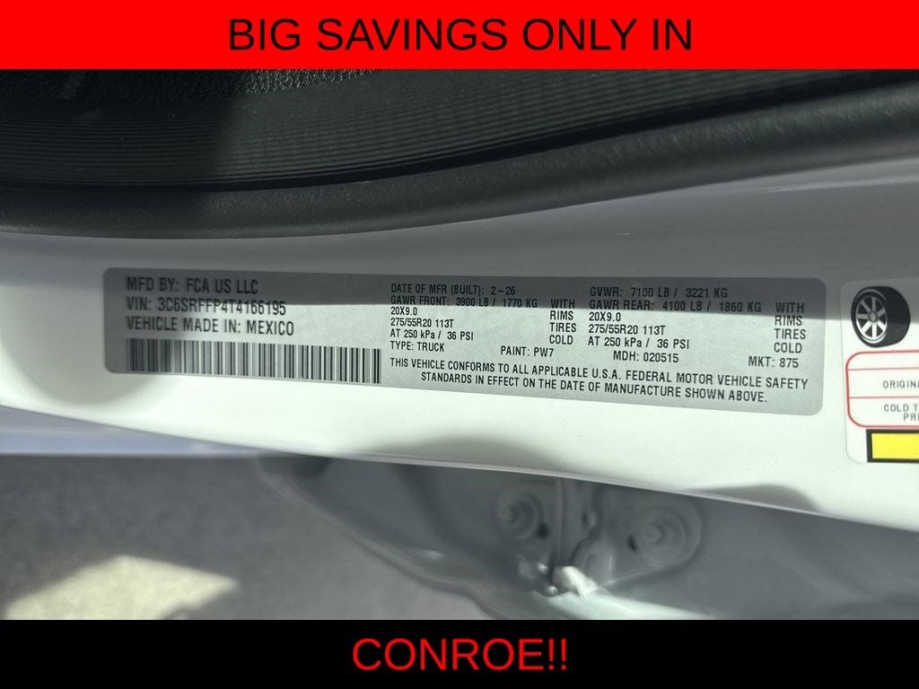 2026 RAM 1500 Big Horn/Lone Star