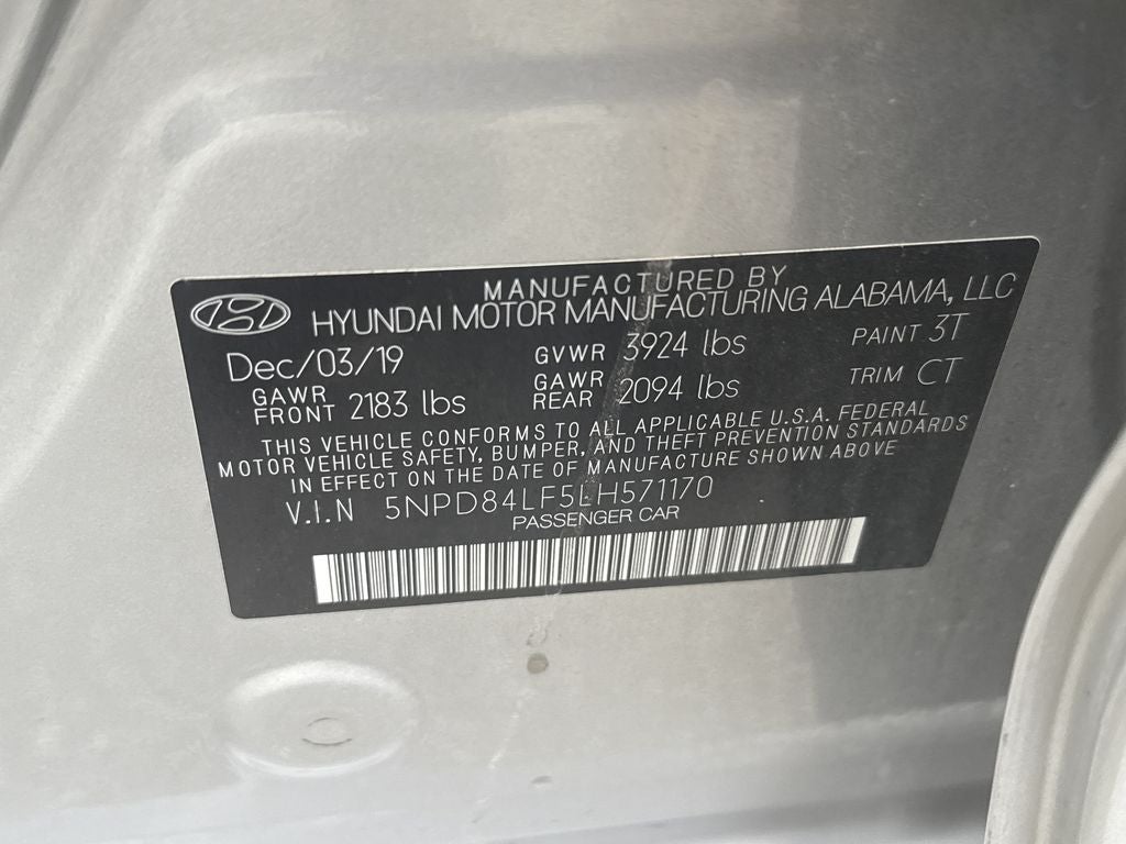 2020 Hyundai ELANTRA SEL