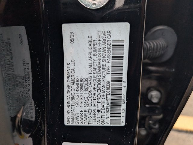 2026 Honda Civic Hybrid Sport Touring