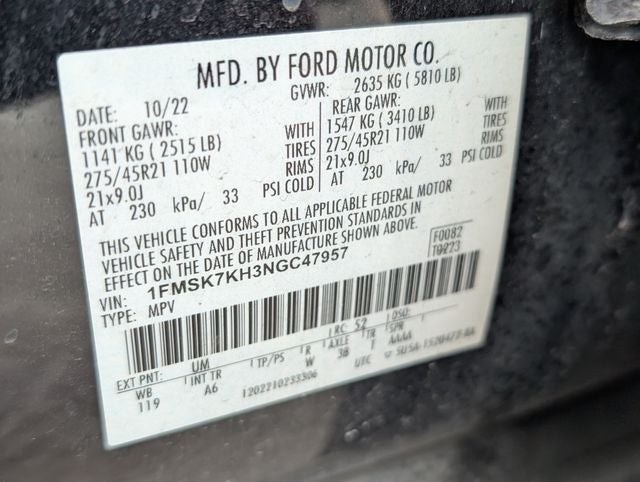 2022 Ford Explorer ST-Line