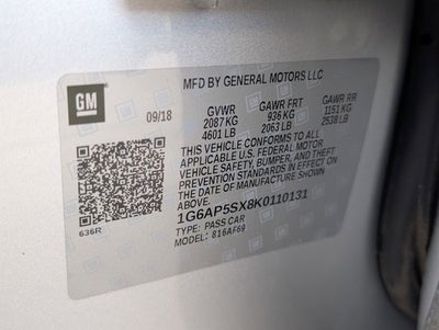 2019 Cadillac CTS 2.0L Turbo