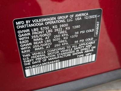2024 Volkswagen Atlas 2.0T SE w/Technology