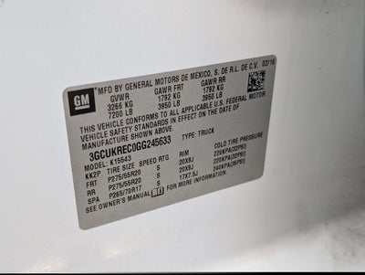 2016 Chevrolet Silverado 1500 LT LT1