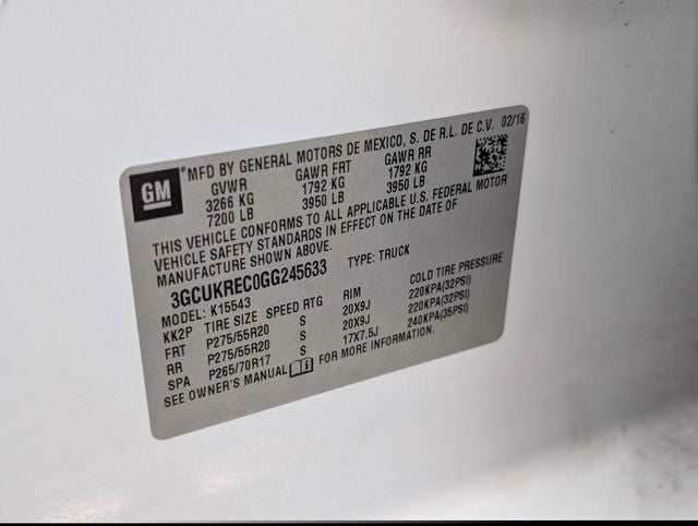 2016 Chevrolet Silverado 1500 LT LT1