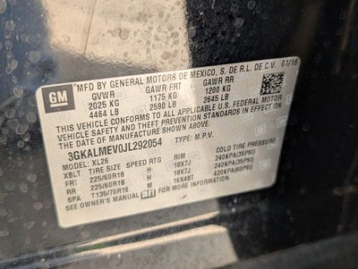 2018 GMC Terrain SLE