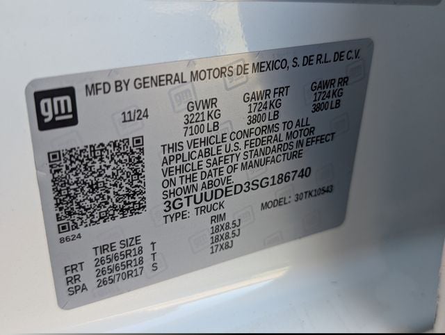 2025 GMC Sierra 1500 SLT