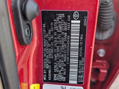 2014 Toyota Camry LE