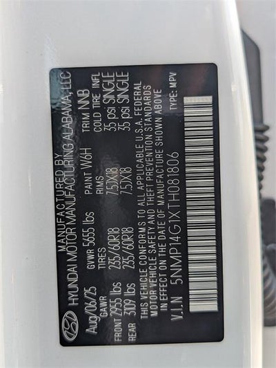 2026 Hyundai SANTA FE HYBRID SE