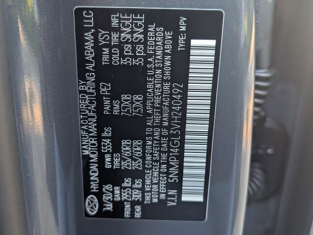 2027 Hyundai SANTA FE SE FWD