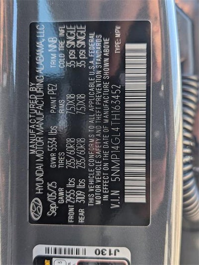 2026 Hyundai SANTA FE SE FWD