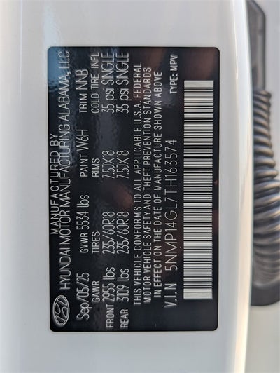 2026 Hyundai SANTA FE SE FWD