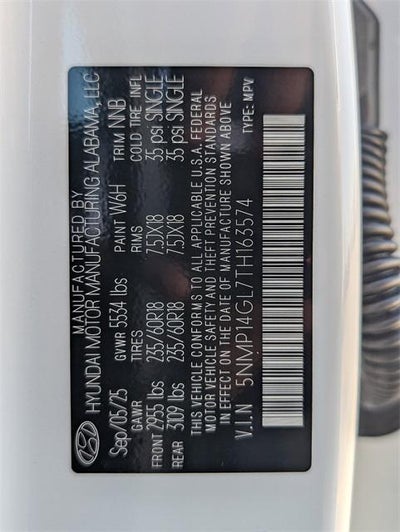 2026 Hyundai SANTA FE SE FWD