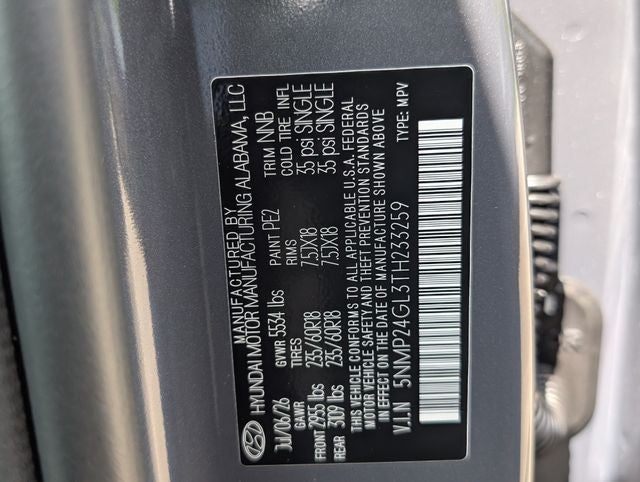 2026 Hyundai SANTA FE SEL FWD
