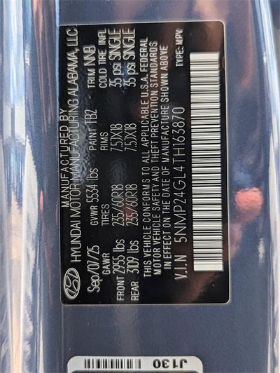 2026 Hyundai SANTA FE SEL FWD