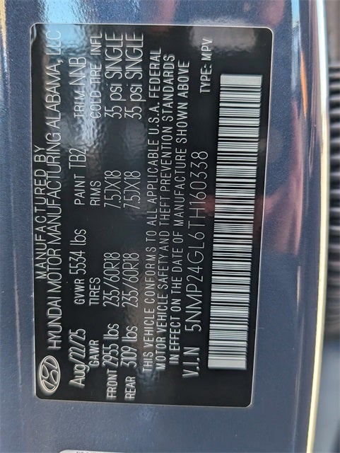 2026 Hyundai SANTA FE SEL FWD