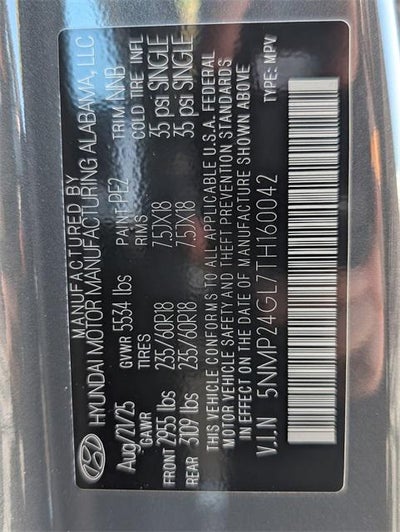 2026 Hyundai SANTA FE SEL FWD