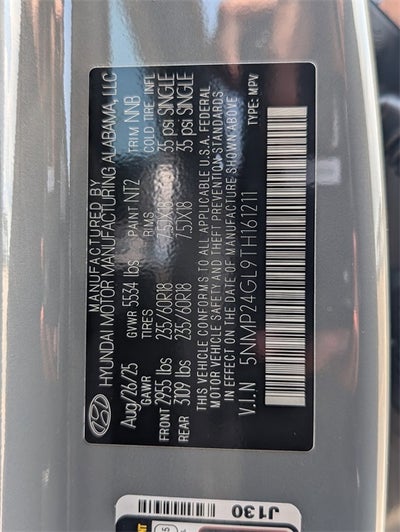 2026 Hyundai SANTA FE SEL FWD