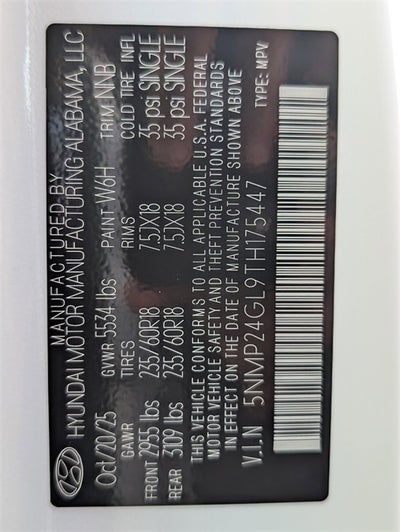 2026 Hyundai SANTA FE SEL FWD