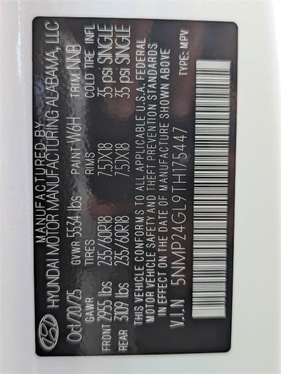 2026 Hyundai SANTA FE SEL FWD