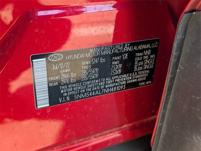 2022 Hyundai SANTA FE Limited