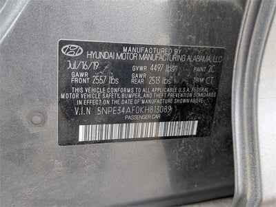 2019 Hyundai SONATA SEL