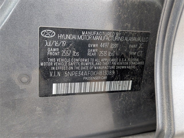 2019 Hyundai SONATA SEL