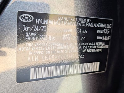 2020 Hyundai SONATA Limited