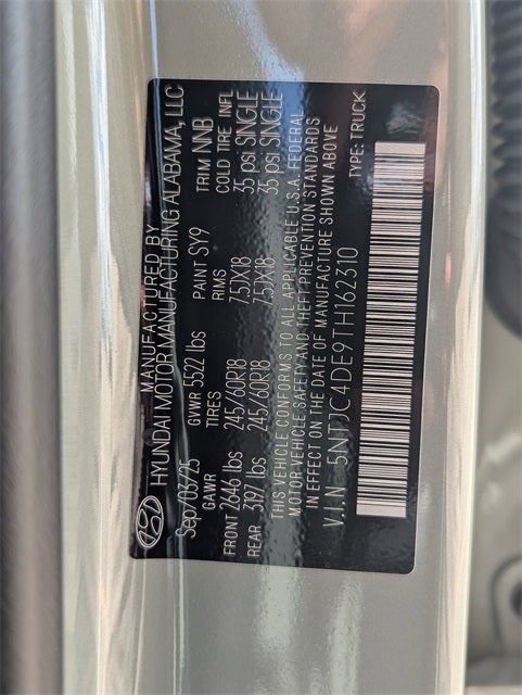 2026 Hyundai SANTA CRUZ SEL Activity FWD