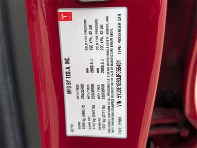 2018 Tesla Model 3 Performance