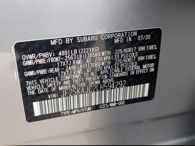 2020 Subaru Forester Premium