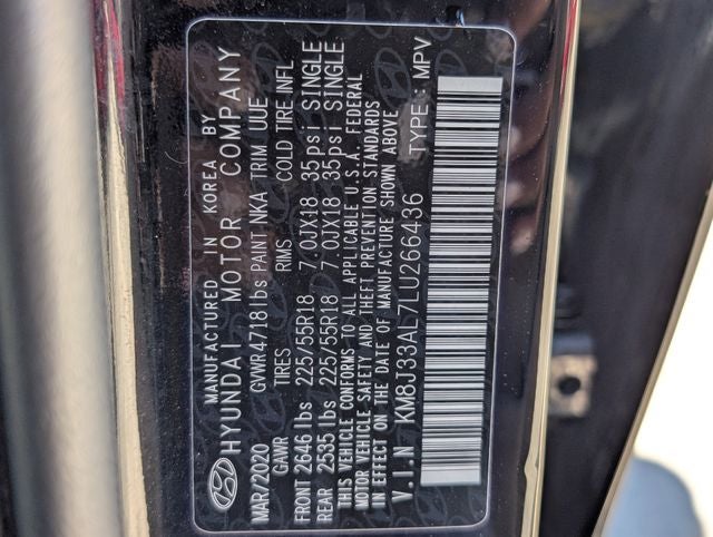 2020 Hyundai TUCSON Limited