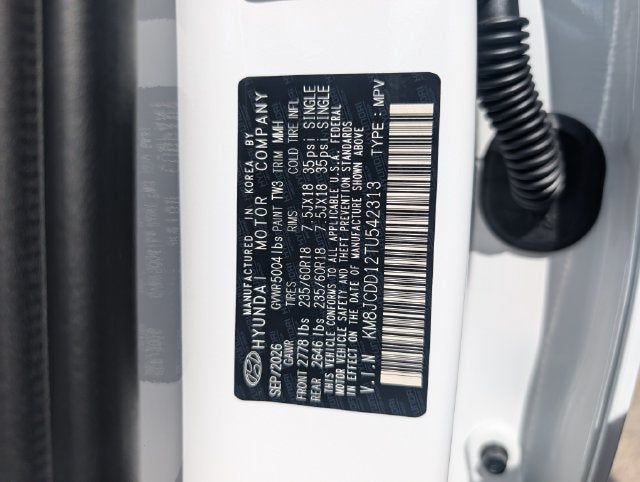 2026 Hyundai TUCSON HYBRID SEL Convenience