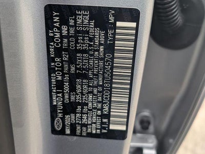 2026 Hyundai TUCSON HYBRID SEL Convenience