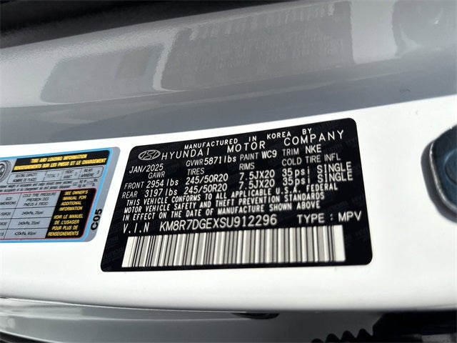 2025 Hyundai PALISADE Calligraphy Night Edition AWD