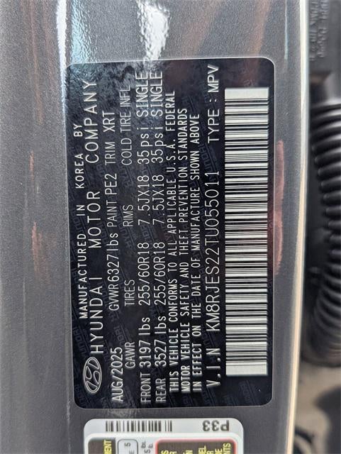 2026 Hyundai PALISADE XRT Pro