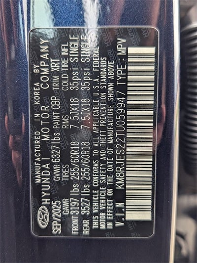 2026 Hyundai PALISADE XRT Pro