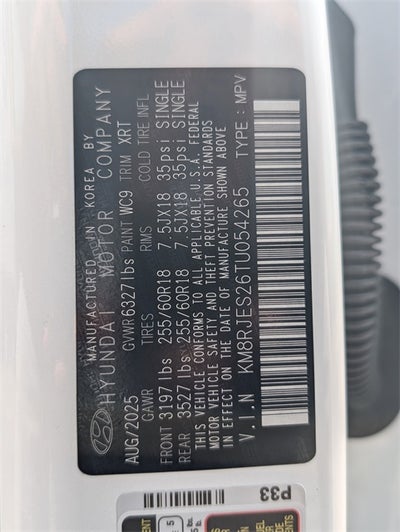 2026 Hyundai PALISADE XRT Pro