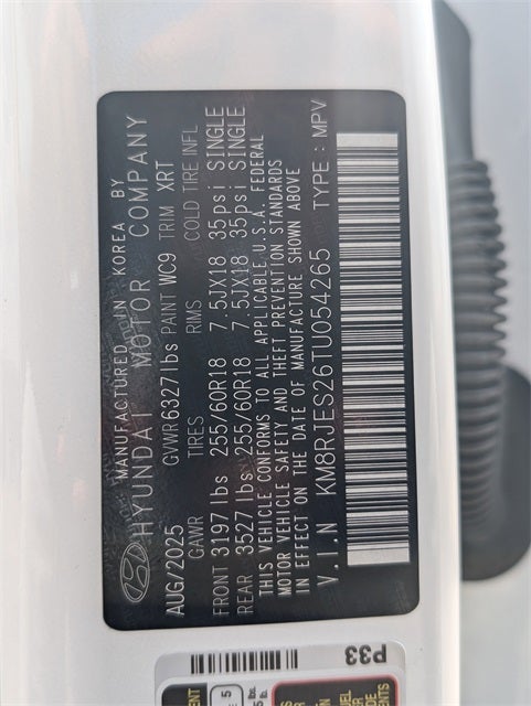 2026 Hyundai PALISADE XRT Pro