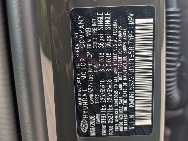 2026 Hyundai PALISADE SEL FWD