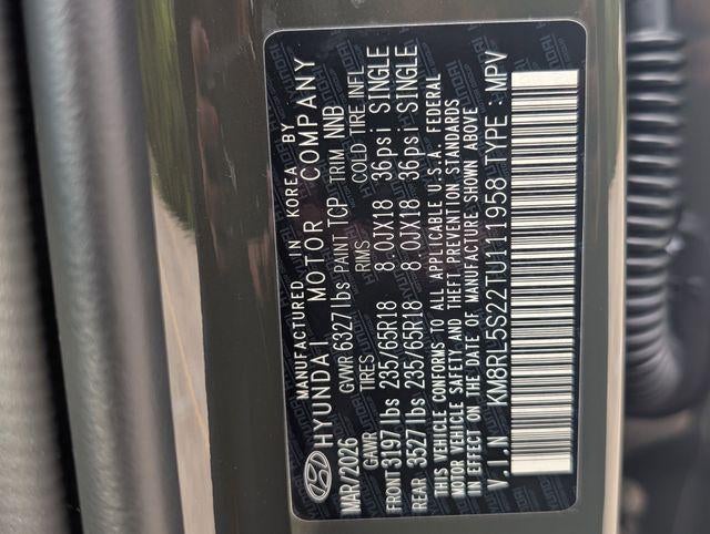 2026 Hyundai PALISADE SEL FWD