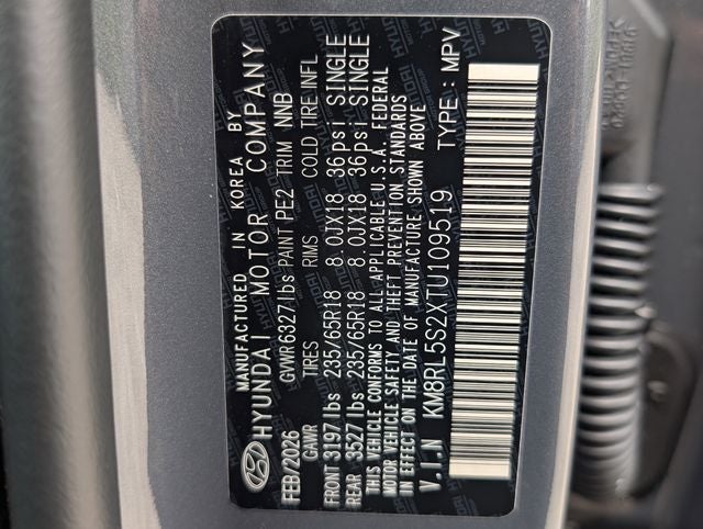 2026 Hyundai PALISADE SEL FWD