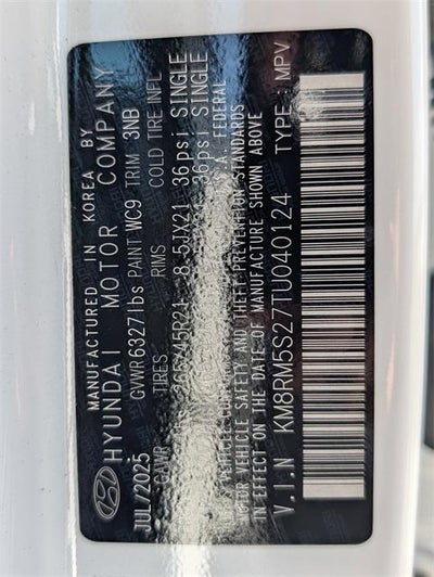 2026 Hyundai PALISADE Calligraphy FWD