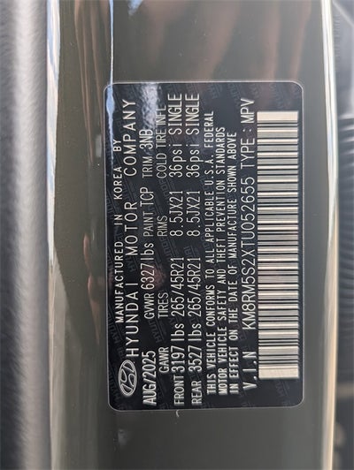 2026 Hyundai PALISADE Calligraphy FWD