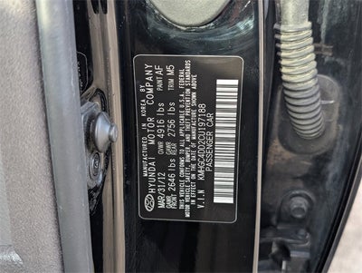 2012 Hyundai GENESIS 3.8