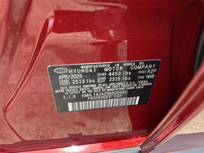 2025 Hyundai SONATA SEL Convenience